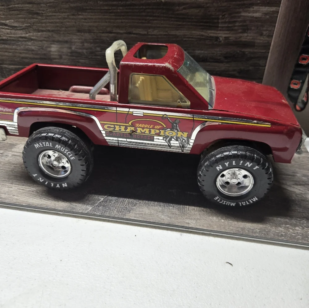 Vintage Nylint‎ Saddle up Champion Quarter Horse Truck Made In USA